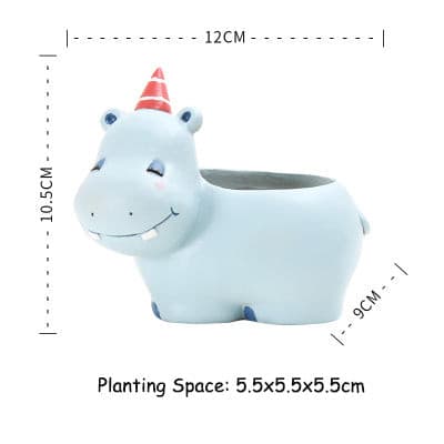 Animal Resin Succulent Plant Pot - 1PC - Belly Pots