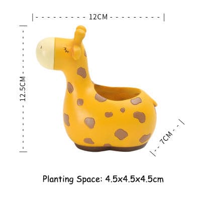 Animal Resin Succulent Plant Pot - 1PC - Belly Pots
