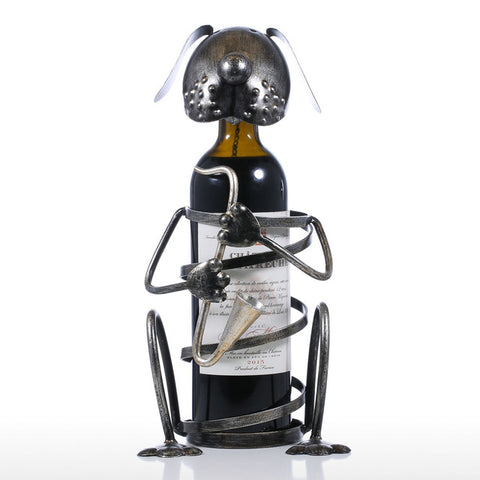Puppy Wine Rack with Music Band - Belly Pots