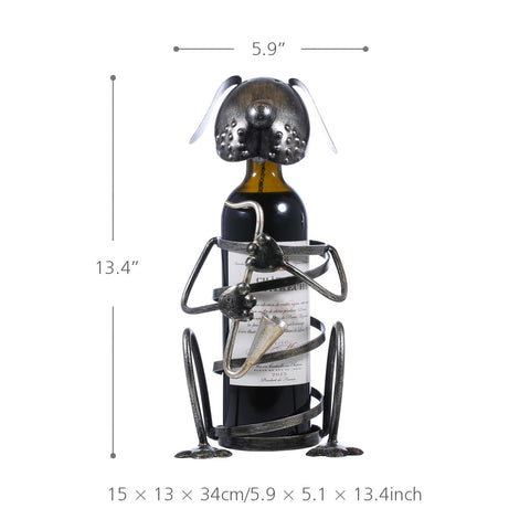 Puppy Wine Rack with Music Band - Belly Pots