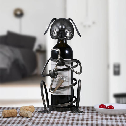 Puppy Wine Rack with Music Band - Belly Pots