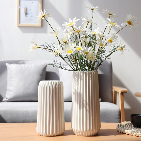 Modern Paper Folding Design Vase - 1pc - Belly Pots