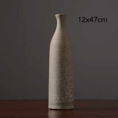 European Colored Ceramic Vase - 1pc - Belly Pots