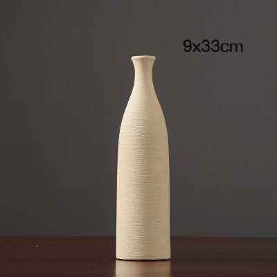 European Colored Ceramic Vase - 1pc - Belly Pots