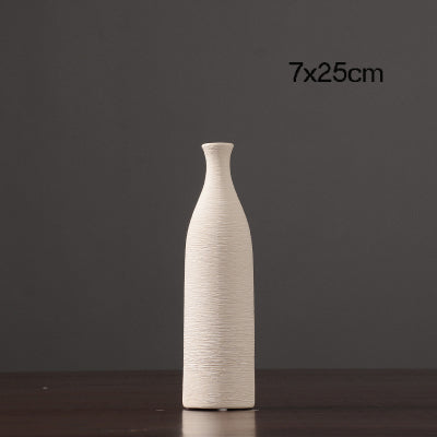 European Colored Ceramic Vase - 1pc - Belly Pots