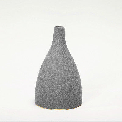European Small Grind Glaze Vase - 1pc - Belly Pots