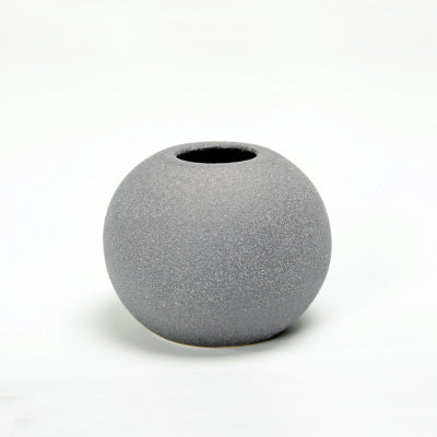 European Small Grind Glaze Vase - 1pc - Belly Pots