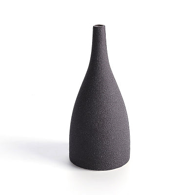 European Small Grind Glaze Vase - 1pc - Belly Pots
