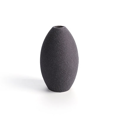 European Small Grind Glaze Vase - 1pc - Belly Pots