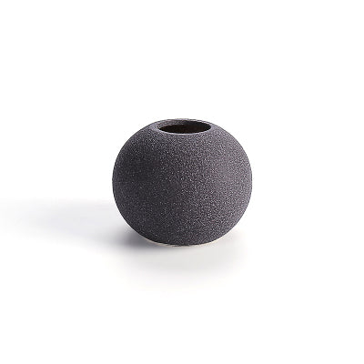 European Small Grind Glaze Vase - 1pc - Belly Pots