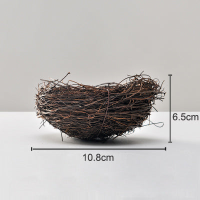 Mini Imitation Eggshell Coarse Ceramic Vase - Belly Pots
