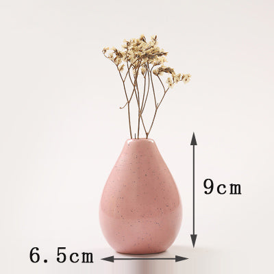 Creative Mini Ceramic Vase - 1pc - Belly Pots