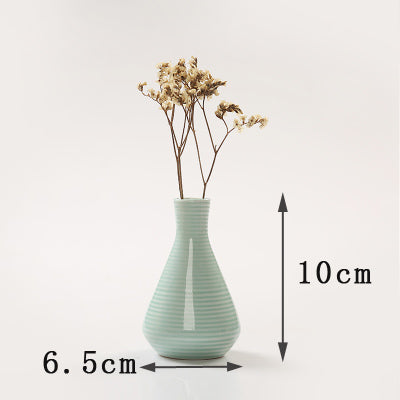 Creative Mini Ceramic Vase - 1pc - Belly Pots