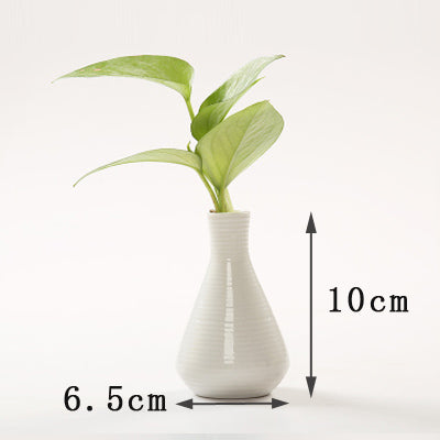 Creative Mini Ceramic Vase - 1pc - Belly Pots