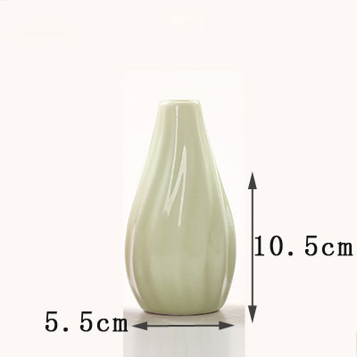 Creative Mini Ceramic Vase - 1pc - Belly Pots