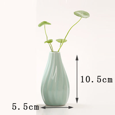 Creative Mini Ceramic Vase - 1pc - Belly Pots