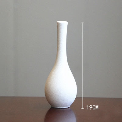 Modern Grind Ceramic Vase - 1pc - Belly Pots
