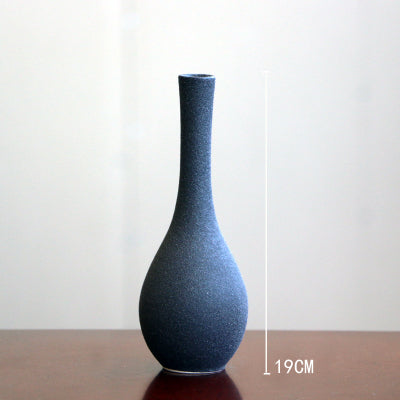 Modern Grind Ceramic Vase - 1pc - Belly Pots
