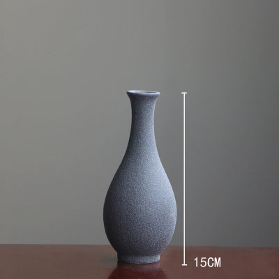Modern Grind Ceramic Vase - 1pc - Belly Pots