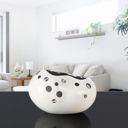 New Modern Rhinestone Ceramic Vase - Belly Pots