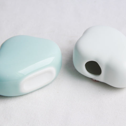 Creative White Clouds Ceramic Vase - Belly Pots