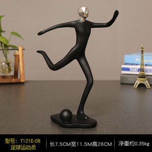 Sports Character Ornaments Simple Creative Light Luxury Ornaments Modern Home Decoration Sports Ornament
