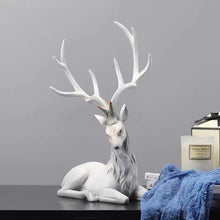 Nordic Creative Design Resin Desktop Home Decoration Deer Animal Sculpture Office Home Decoration
