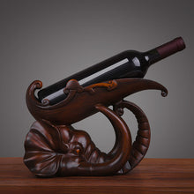 Wine Rack Luxury Living Room Decor European Business Gift Estante Botellas De Vinoe Elephant Head Statue Wine Display Holder