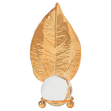 Interior Modern Nordic Table Gold Accessories Wholesale Metal Maple Leaf Art Crafts Home Decor Pieces Luxury Crystal Decor