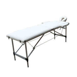 Portable Massage Table 60"L, 2 Section Facial SPA Professional Massage Bed, Flex-Rest Face Cradle & Side Armrests(US Only)