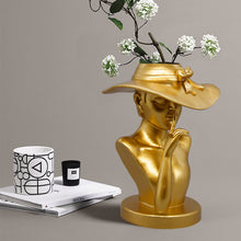 Wholesale Home Decor Head Portraits Shape Nordic Modern Luxury Ceramic Flower Vases