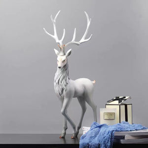 Nordic Creative Design Resin Desktop Home Decoration Deer Animal Sculpture Office Home Decoration