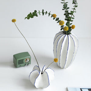Wholesale Creative Ceramic Handmade Vase Flower Art Crafts Modern Half-Length Vase