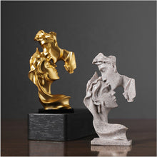 Art Sculpture Modern Luxury Creative Couple Kissing Statue Resin Crafts Wedding Decorations Home Living Room Counter Decor