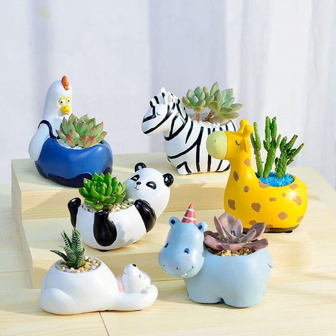 Animal Resin Succulent Plant Pot - 1PC - Belly Pots