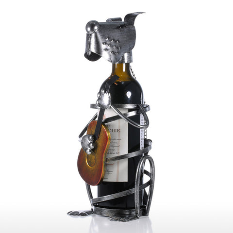 Puppy Wine Rack with Music Band - Belly Pots