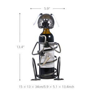 Puppy Wine Rack with Music Band - Belly Pots