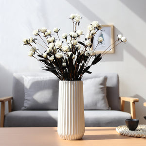 Modern Paper Folding Design Vase - 1pc - Belly Pots