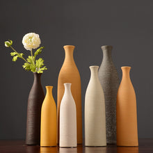 European Colored Ceramic Vase - 1pc - Belly Pots