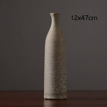 European Colored Ceramic Vase - 1pc - Belly Pots