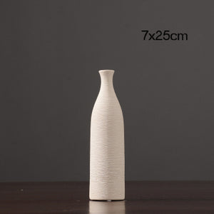 European Colored Ceramic Vase - 1pc - Belly Pots