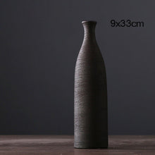European Colored Ceramic Vase - 1pc - Belly Pots