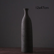 European Colored Ceramic Vase - 1pc - Belly Pots