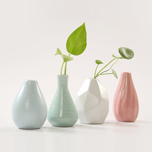 Creative Mini Ceramic Vase - 1pc - Belly Pots