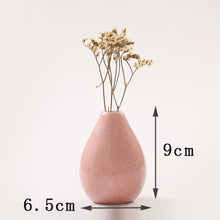 Creative Mini Ceramic Vase - 1pc - Belly Pots