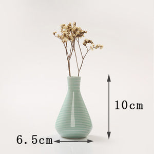 Creative Mini Ceramic Vase - 1pc - Belly Pots