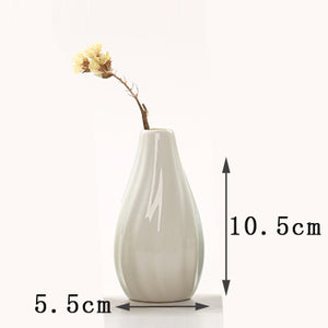 Creative Mini Ceramic Vase - 1pc - Belly Pots