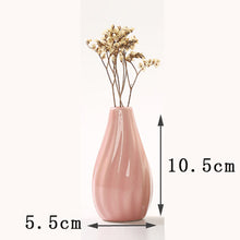 Creative Mini Ceramic Vase - 1pc - Belly Pots