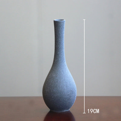 Modern Grind Ceramic Vase - 1pc - Belly Pots