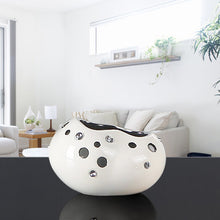 New Modern Rhinestone Ceramic Vase - Belly Pots